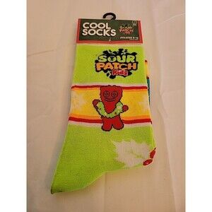 Crazy Socks Sour Patch Kids Candy Crew Socks Men’s Size 6-12 Unisex  Christmas